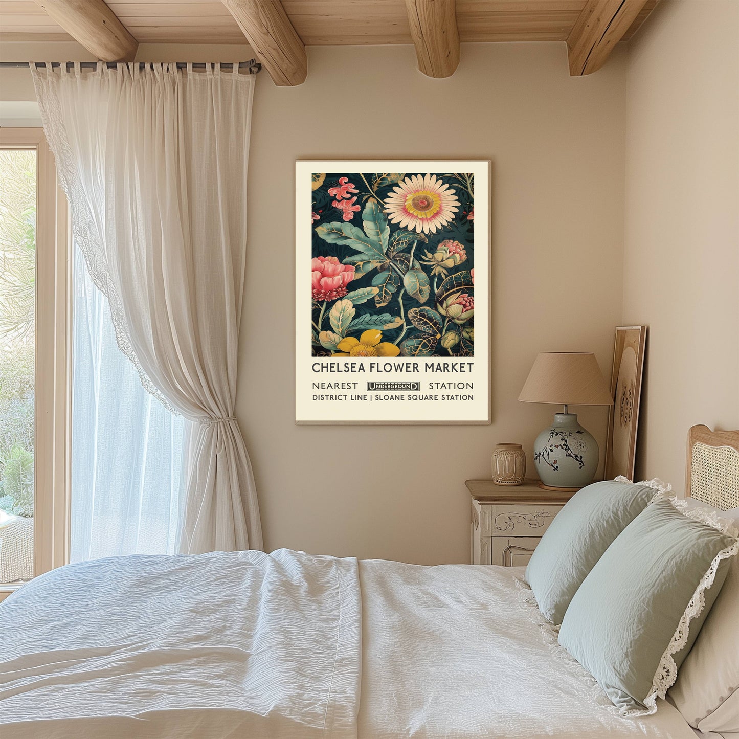 This lovely Chelsea Flower art print is digitally printed on 250gr premium quality art paper with vibrant colour and exceptional detail.