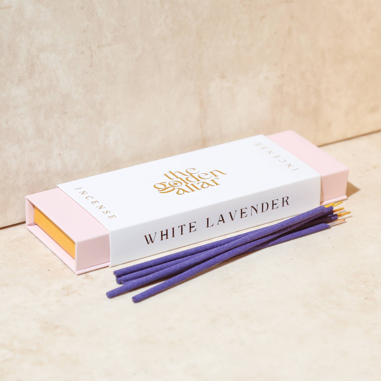 The Golden Altar Natural Incense - White Lavender