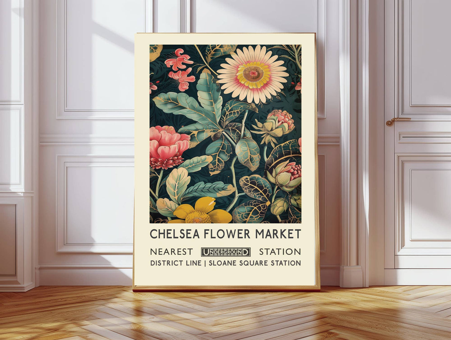 This lovely Chelsea Flower art print is digitally printed on 250gr premium quality art paper with vibrant colour and exceptional detail.
