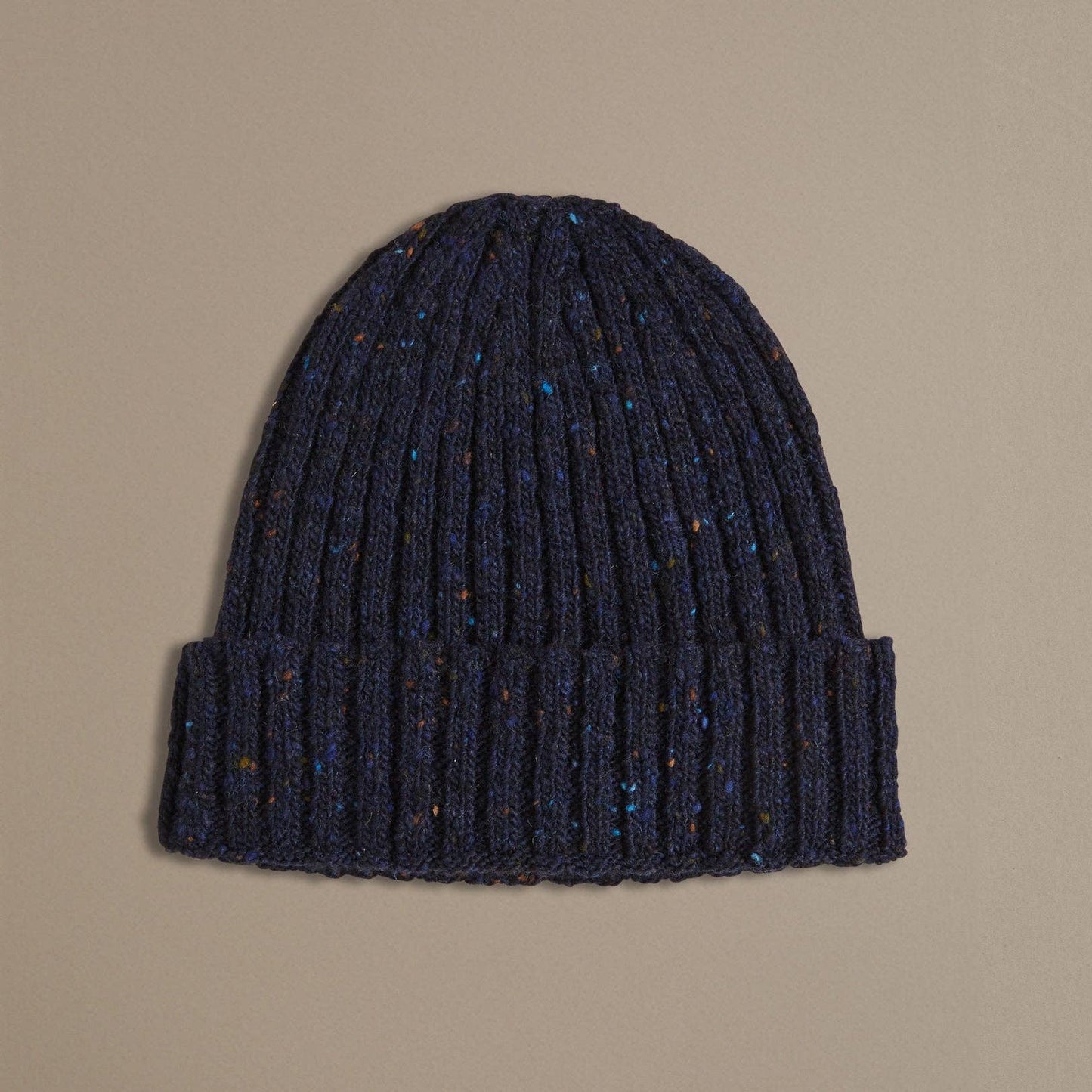 Unisex Donegal Beanie | Navy Blue by Rove