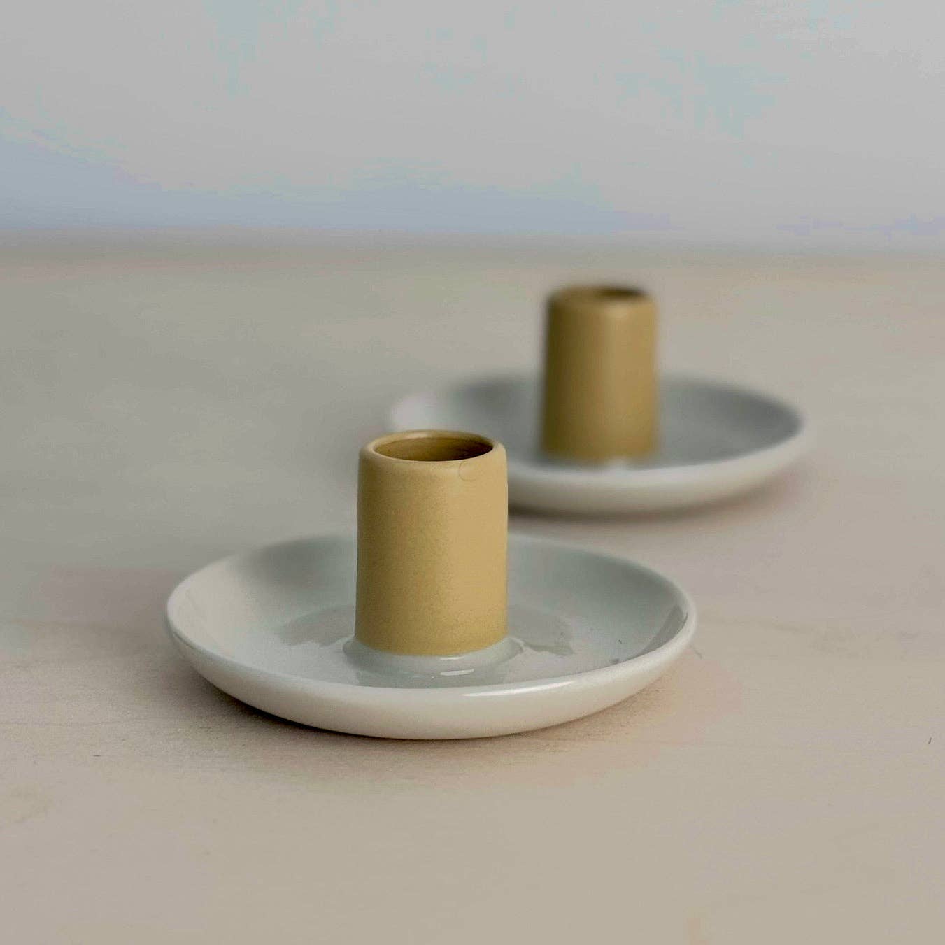 Candle Holder - Mustard