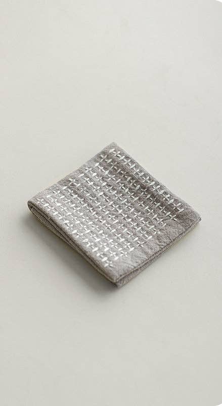 Handmade Woven Cotton and Linen Gongfu Tea Towel