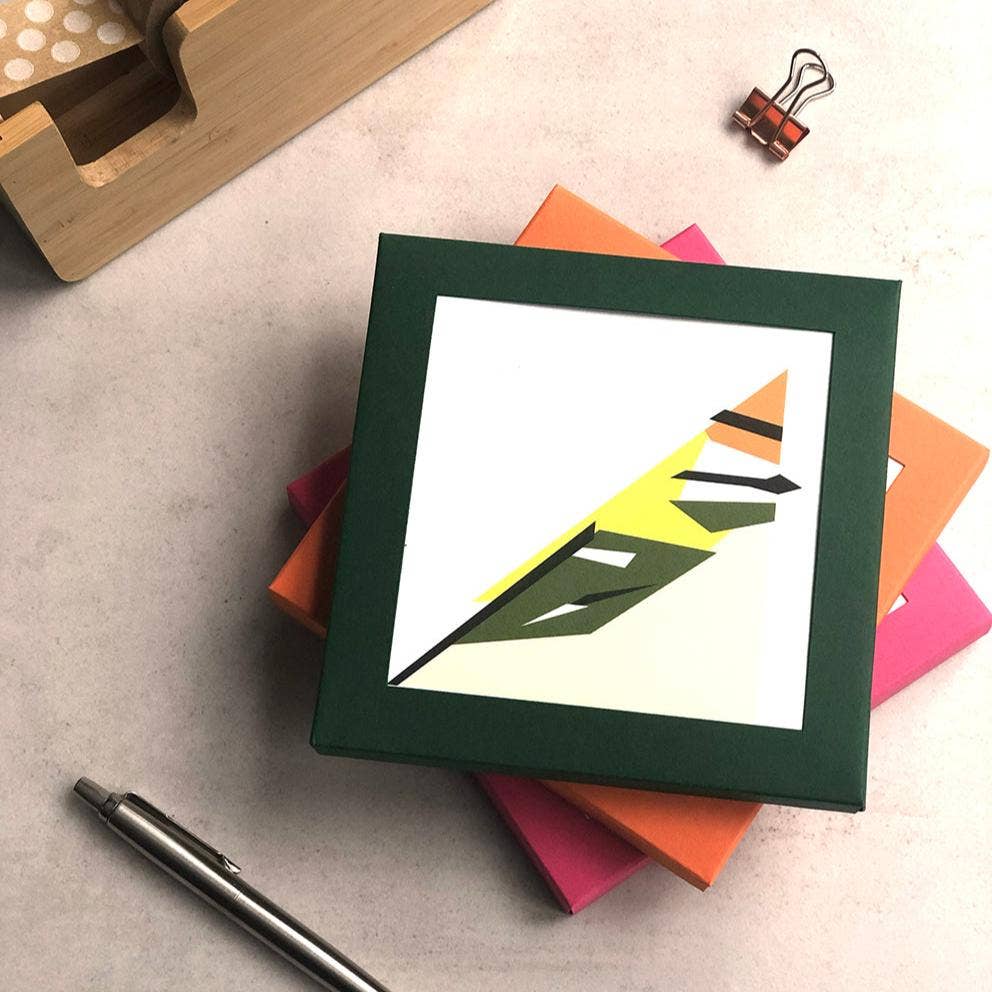 Geometric Birds - Pack of 6 Small Cards - Mixed