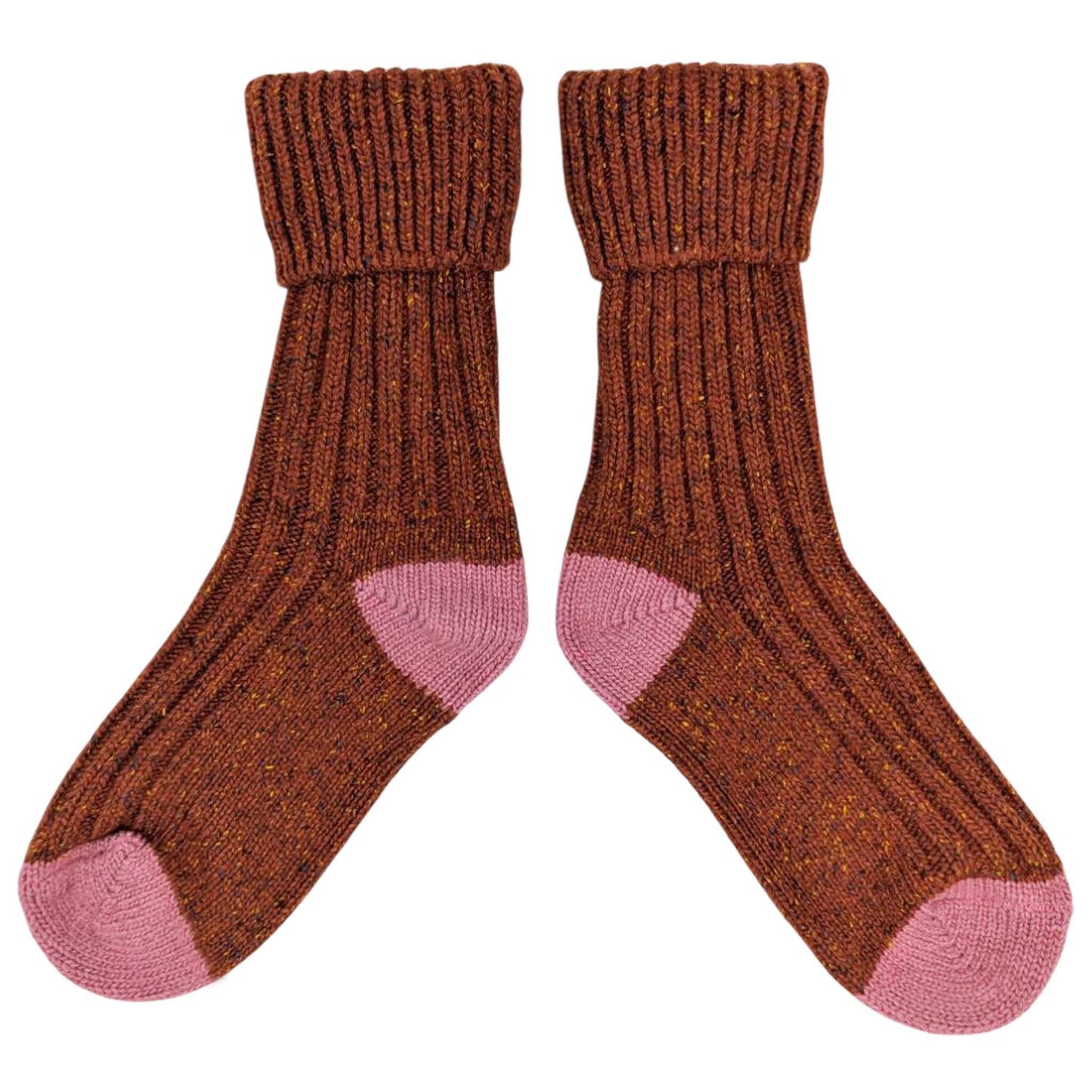 Unisex Recycled Silk Blend Ribbed Socks