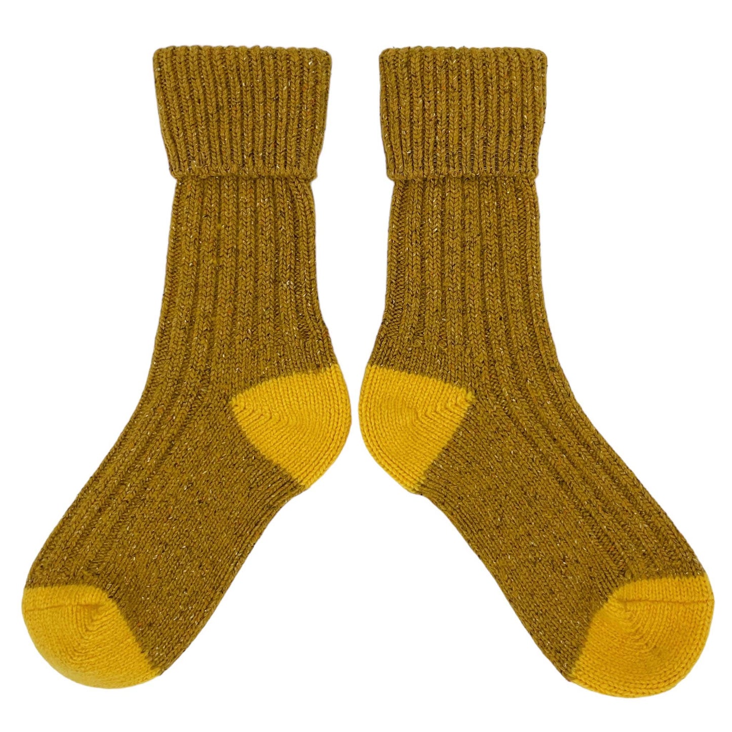 Unisex Recycled Silk Blend Ribbed Socks