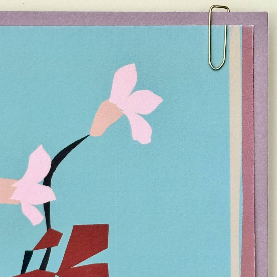 Meadow - Oxalis Floral Cut Out Greeting Card
