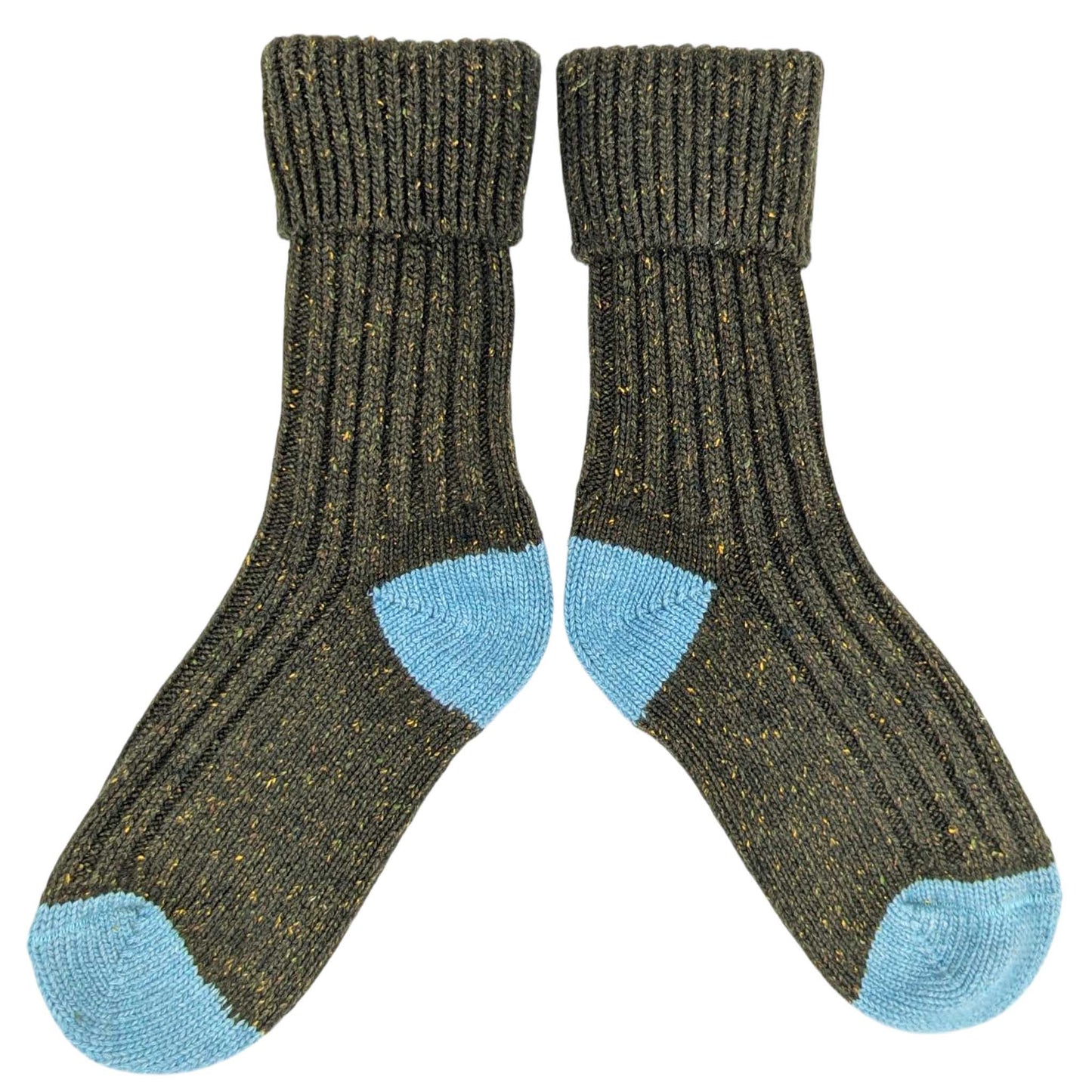 Unisex Recycled Silk Blend Ribbed Socks