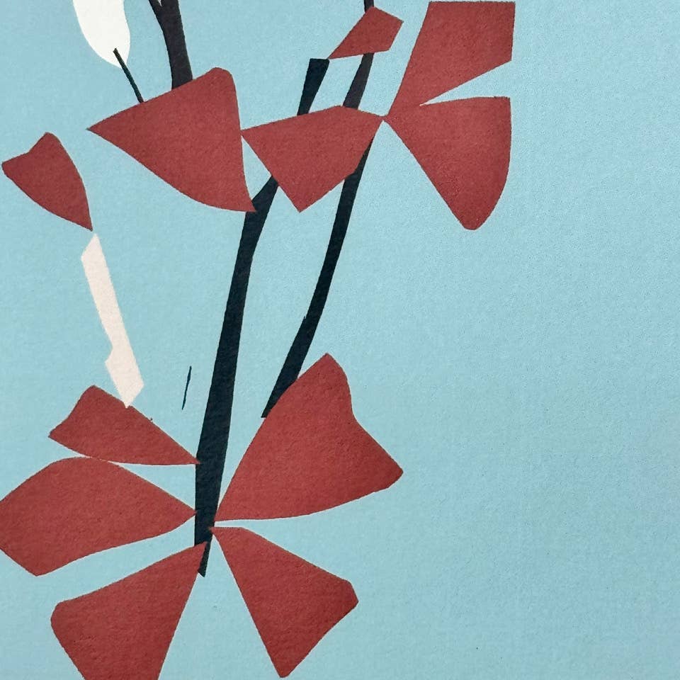 Meadow - Oxalis Floral Cut Out Greeting Card