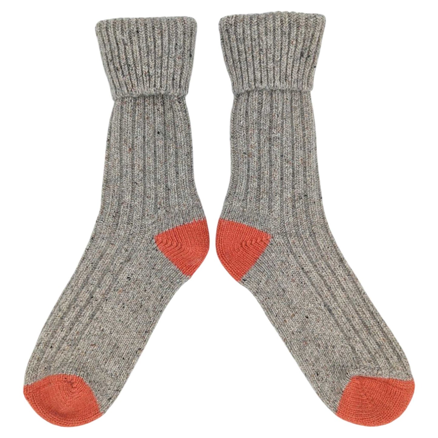 Unisex Recycled Silk Blend Ribbed Socks