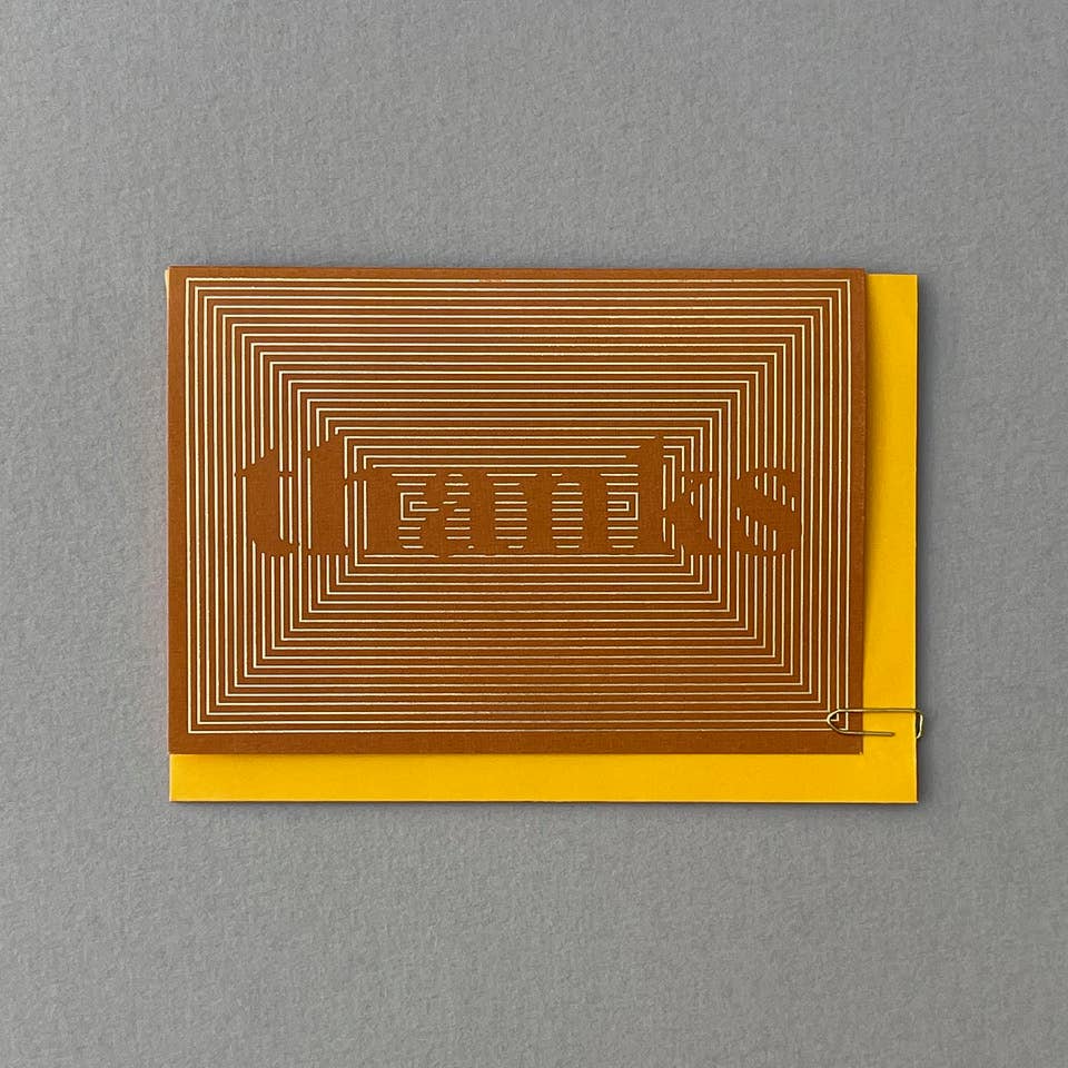 Thank You Greeting Card