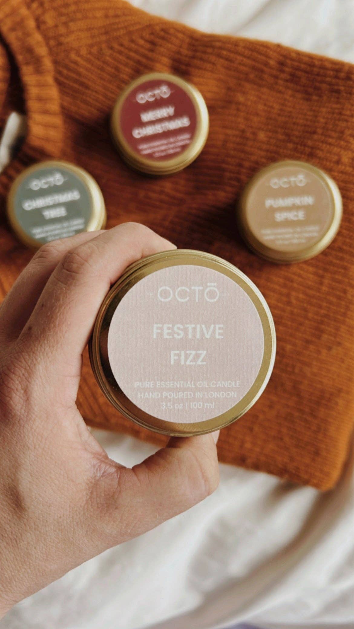 OCTŌ Festive Candle Tin 100ml