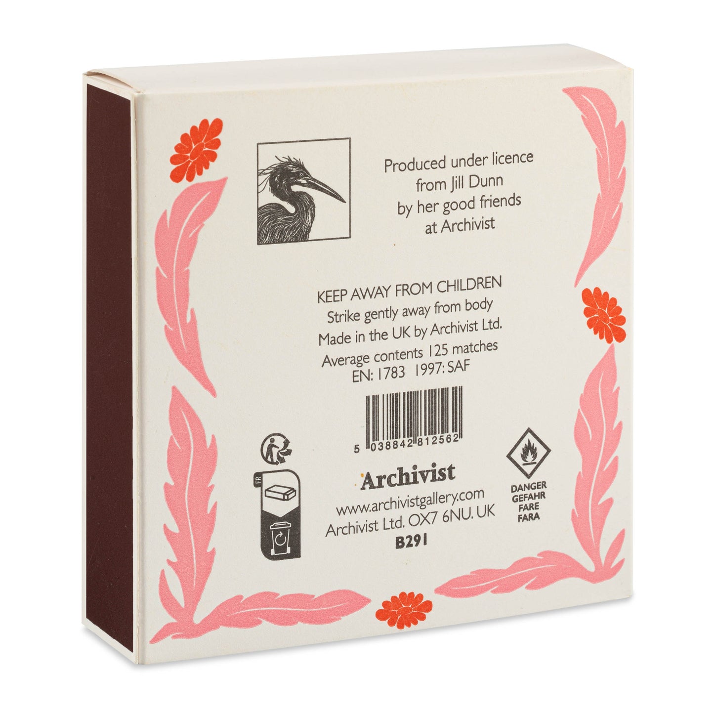 Botanical Heart MatchBox