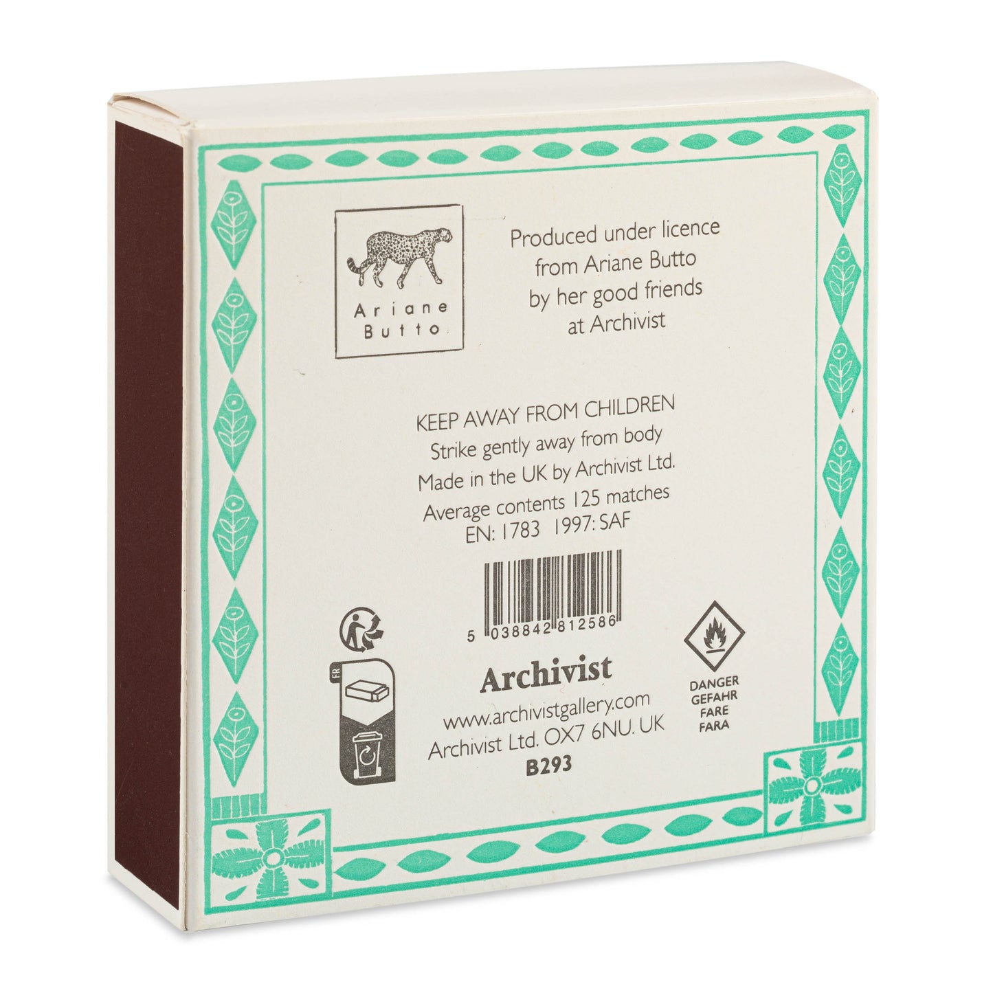 Birdy Stamp Match Box
