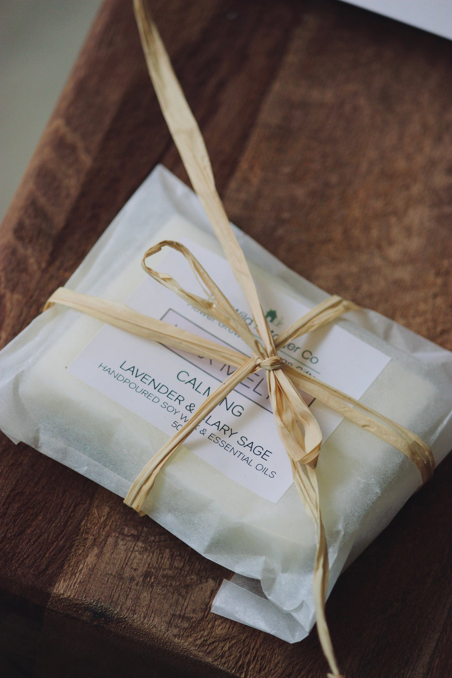 Hand-poured botanical soy wax melts, made with essential oils. Made in the UK, by The Wild Potager Co. Choose from three beautiful calming, cleansing and relaxing scents