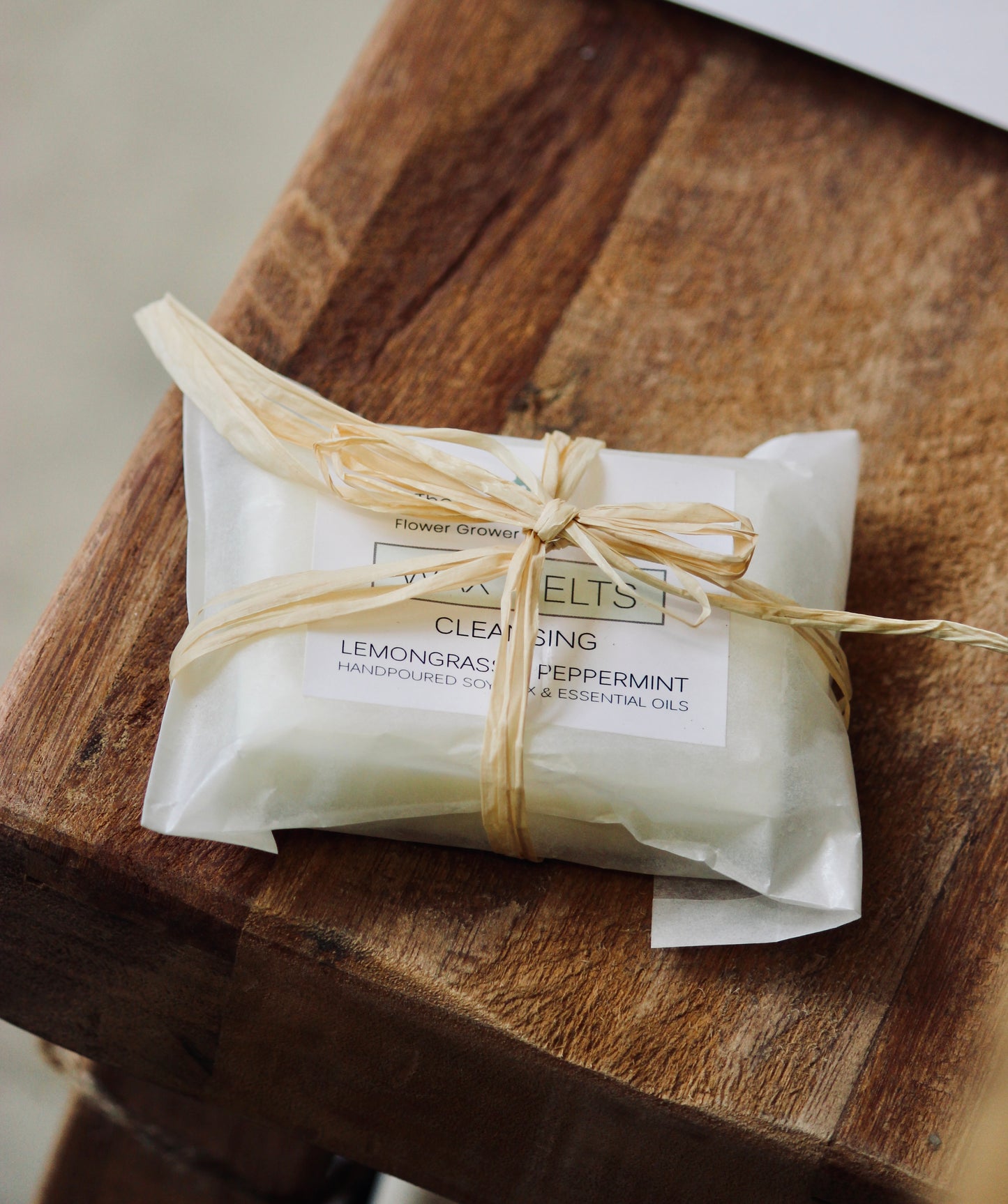 Hand-poured botanical soy wax melts, made with essential oils. Made in the UK, by The Wild Potager Co. Choose from three beautiful calming, cleansing and relaxing scents