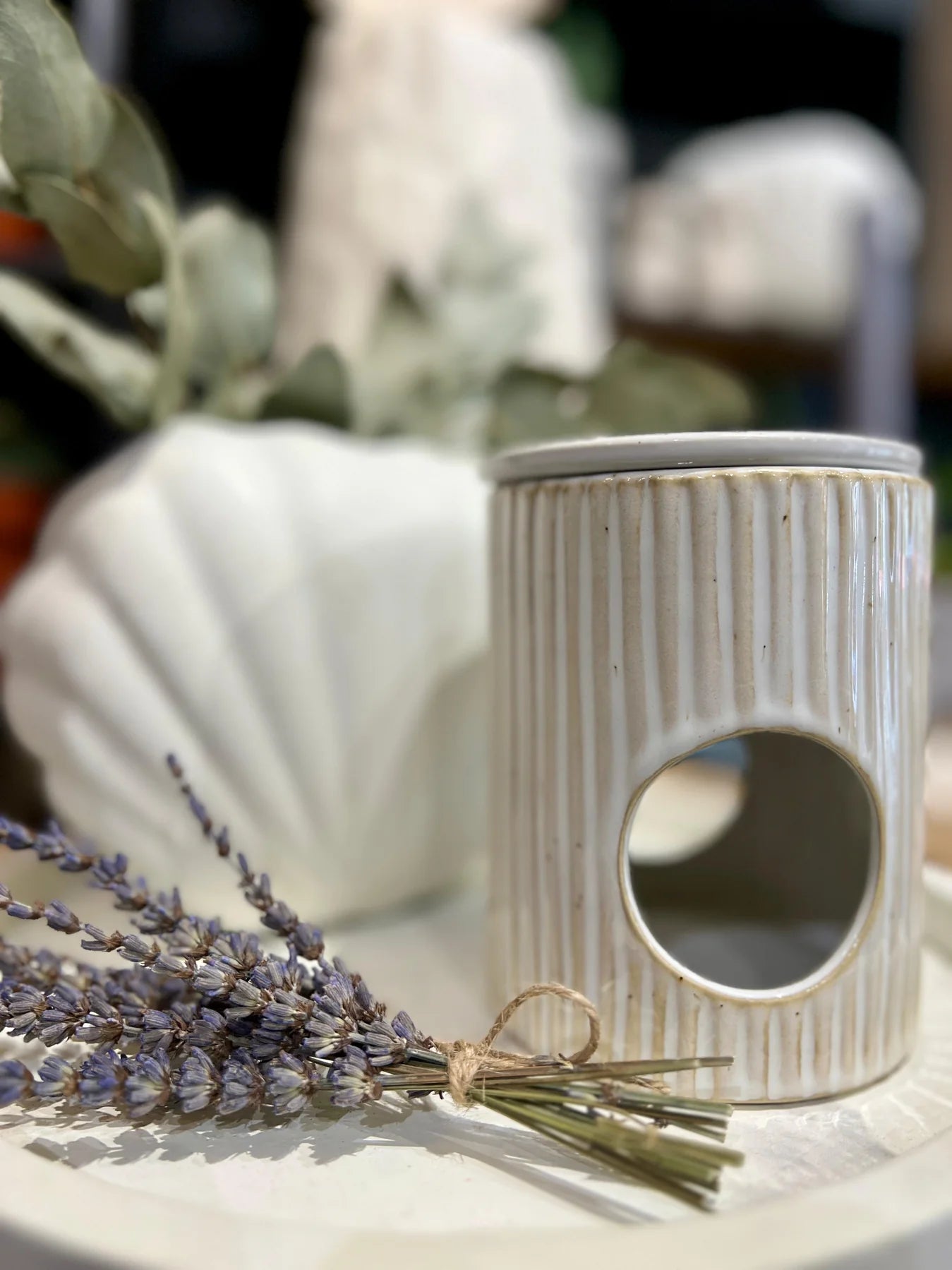 Wax Melt & Oil Burner - Ceramic