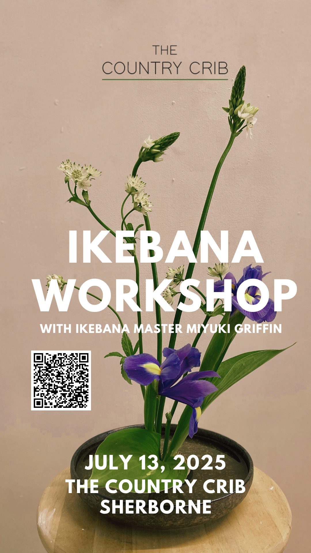 Ohara Ikebana Workshop at The Country Crib, Sherborne