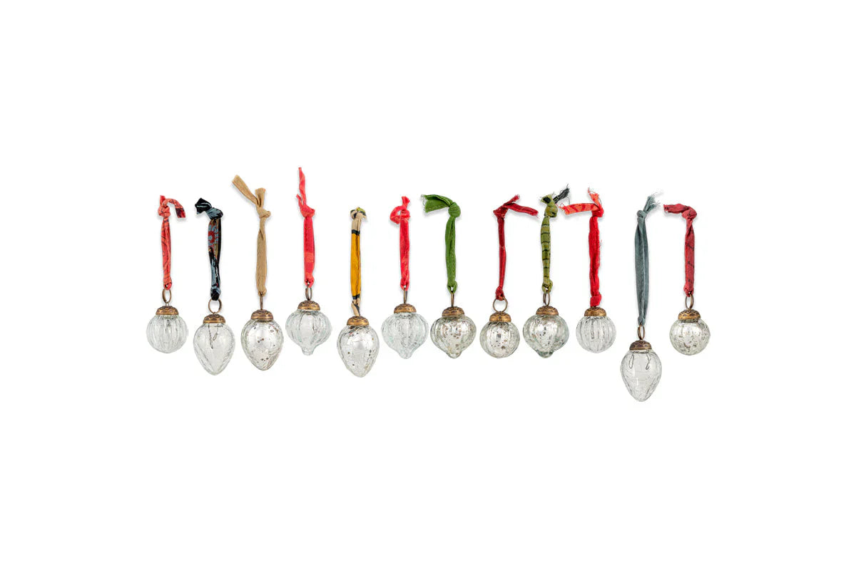 Dew Drop Baubles - Set of 12