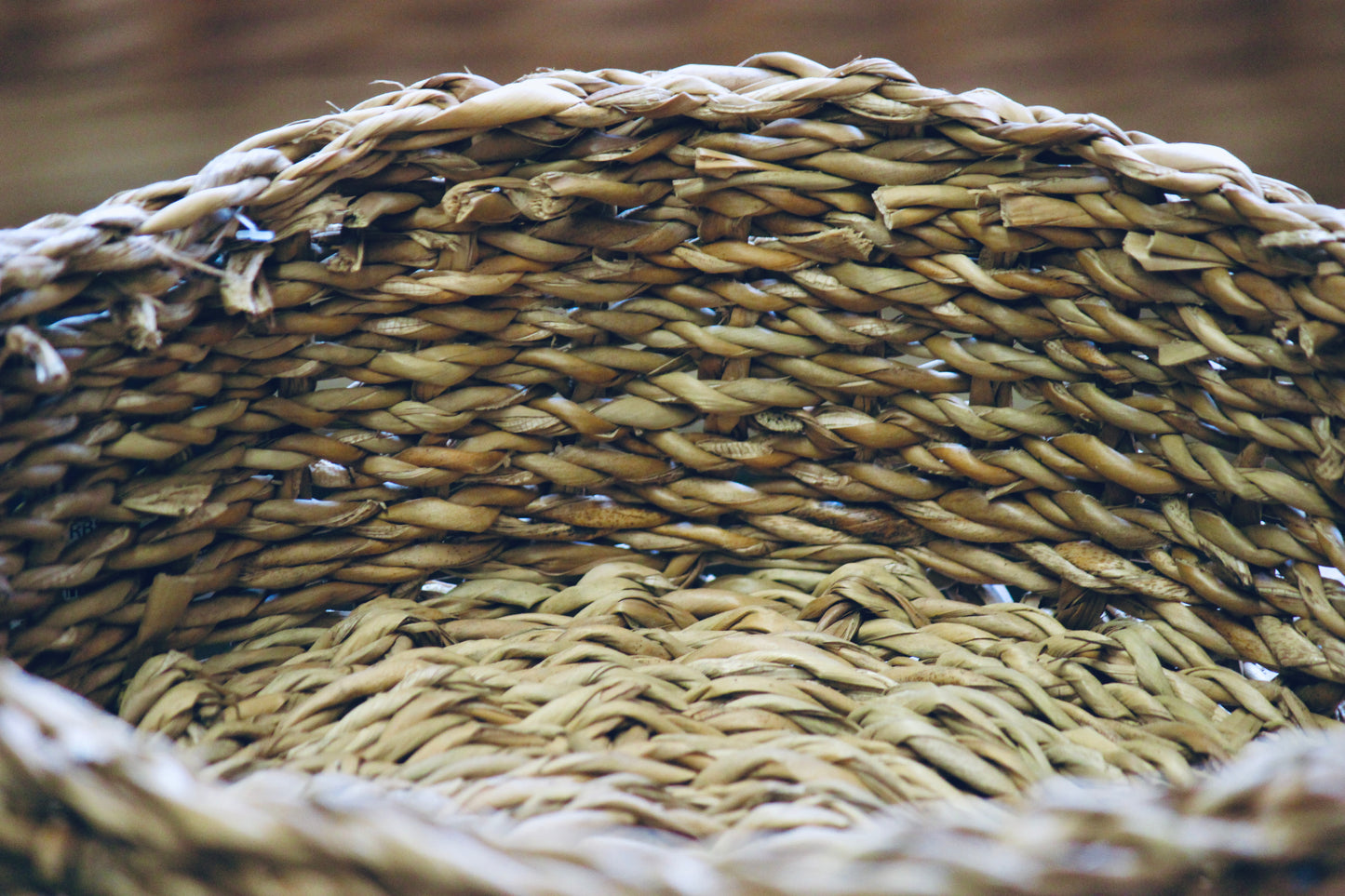 Round Seagrass Bread Basket