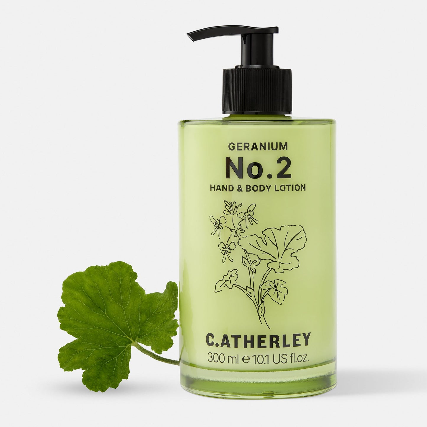 C.Atherley Geranium No.2 Hand & Body Lotion - 300ml