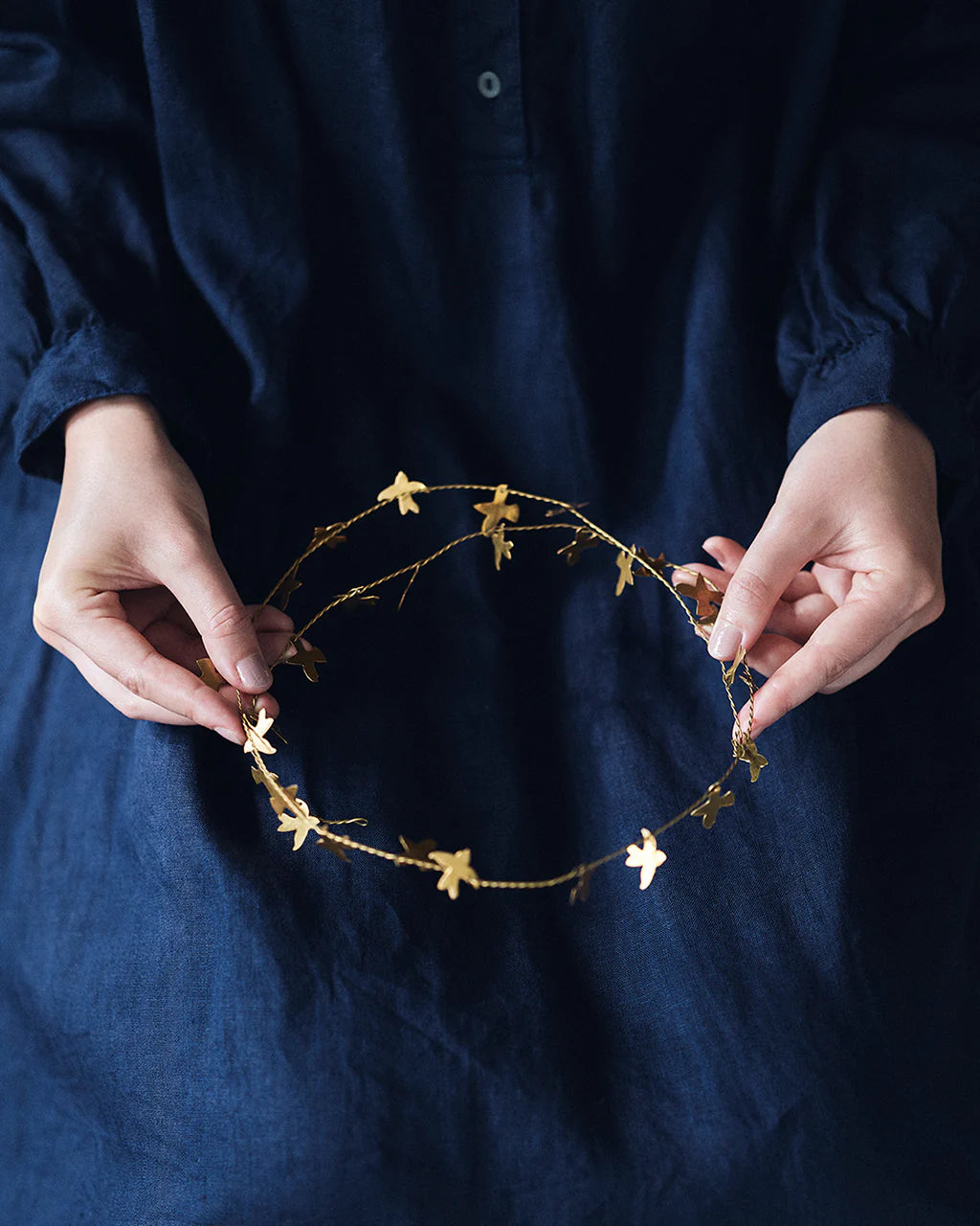 Brass Garland with Bird Design by Fog Linen Work