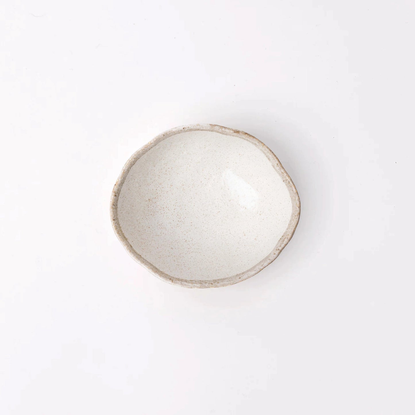 Small ceramic bowl on a white background