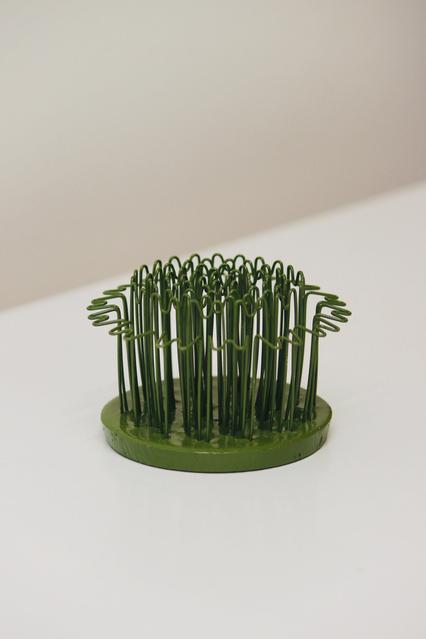 Round 3 inch Floral Genius Hair Pin Flower Frog Holder at The Country Crib