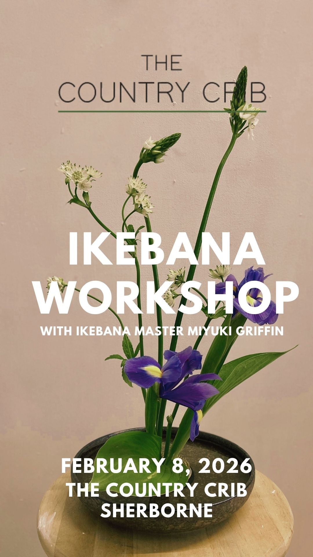 Ohara Ikebana Workshop at The Country Crib, Sherborne