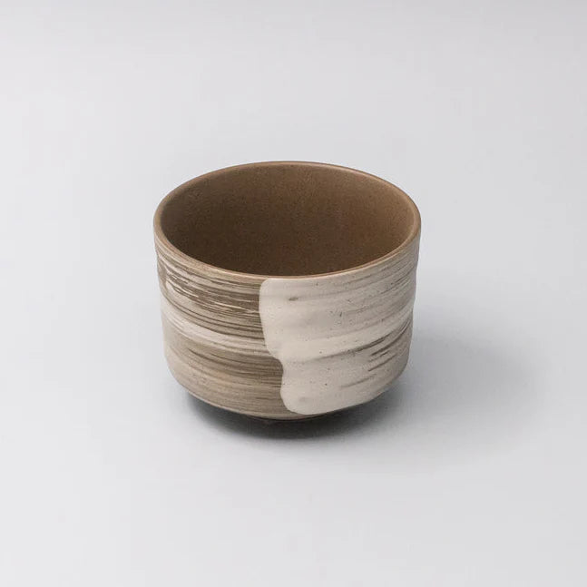 Matcha Tea Bowl Swept Earth 400ml - Made in Japan
