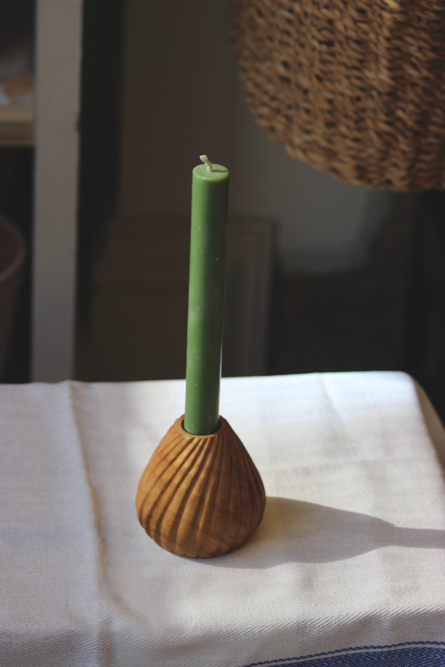 Dinner Candle Holder Swirl