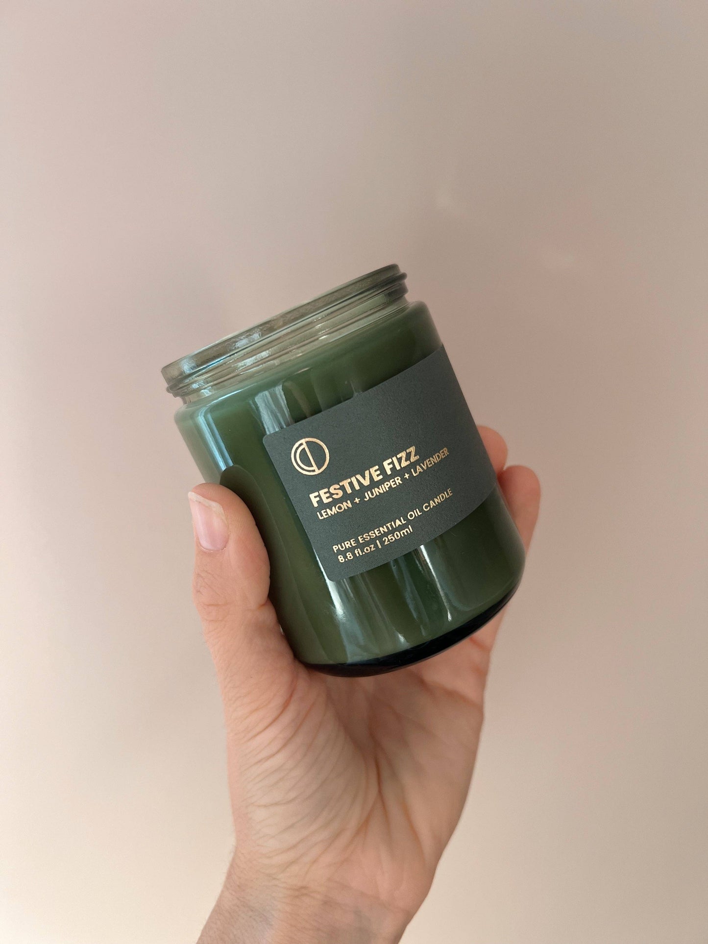 OCTŌ Festive Fizz (Lemon + Juniper + Lavender) | Green Jar Candle