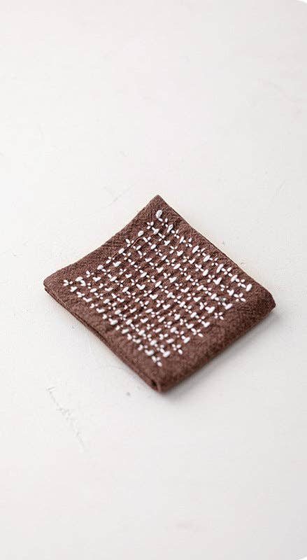 Handmade Woven Cotton and Linen Gongfu Tea Towel