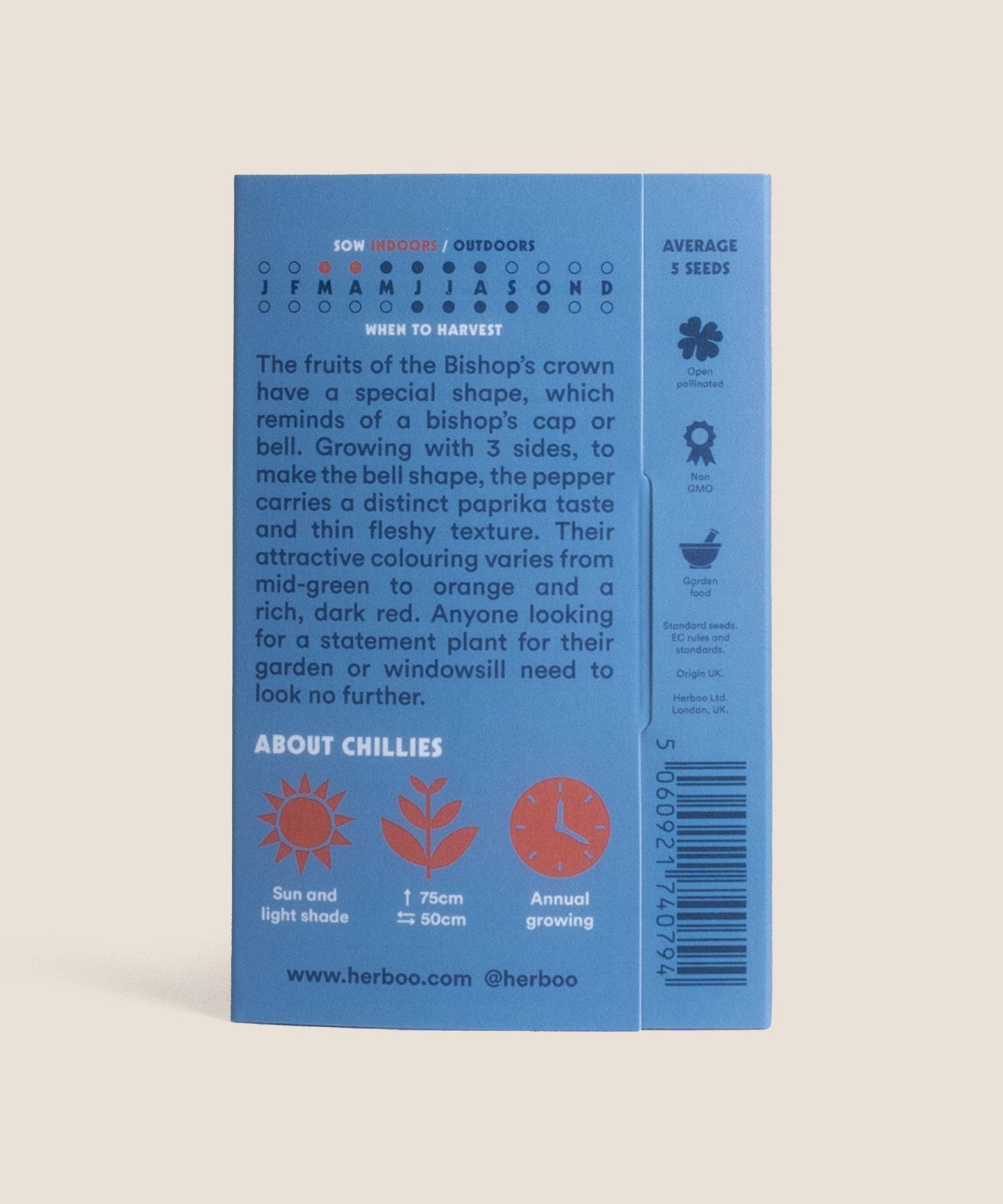 Chilli 'Bishop's Crown' Seeds