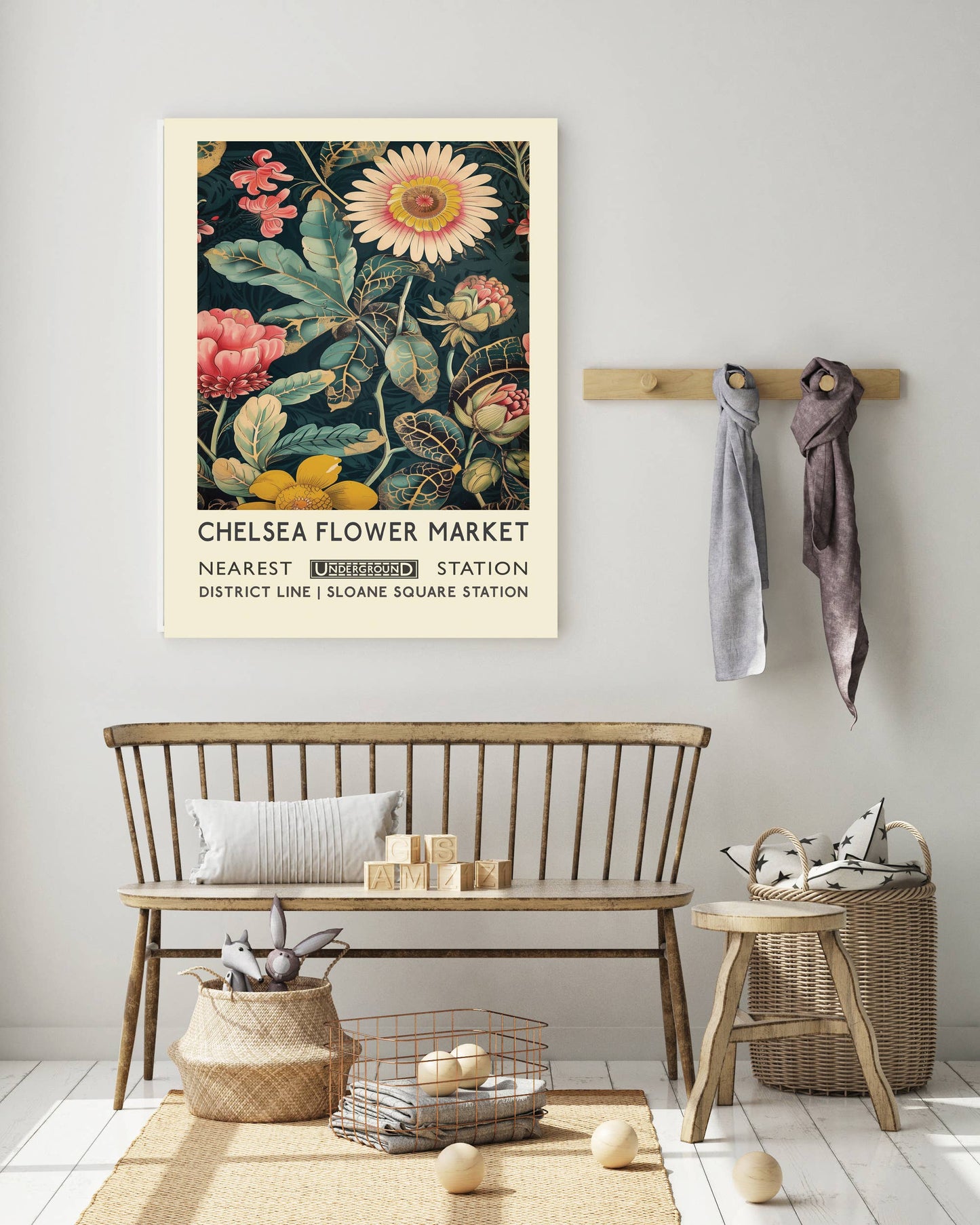This lovely Chelsea Flower art print is digitally printed on 250gr premium quality art paper with vibrant colour and exceptional detail.
