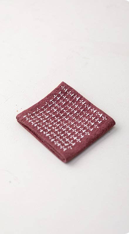 Handmade Woven Cotton and Linen Gongfu Tea Towel