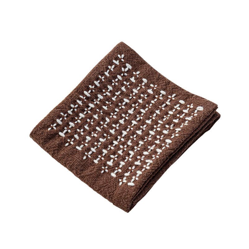 Handmade Woven Cotton and Linen Gongfu Tea Towel