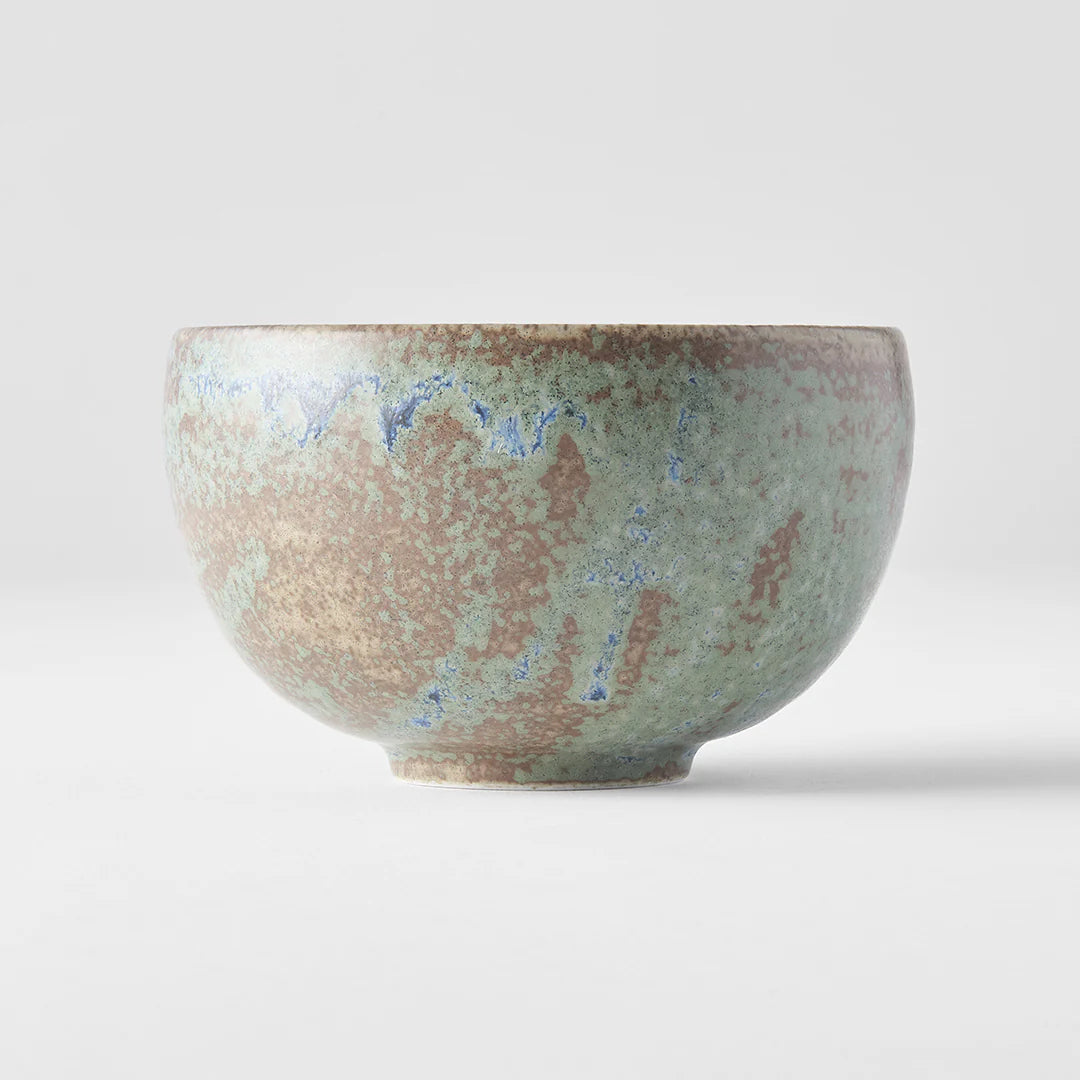 Green Fade U-shaped Bowl 11cm - Made in Japan