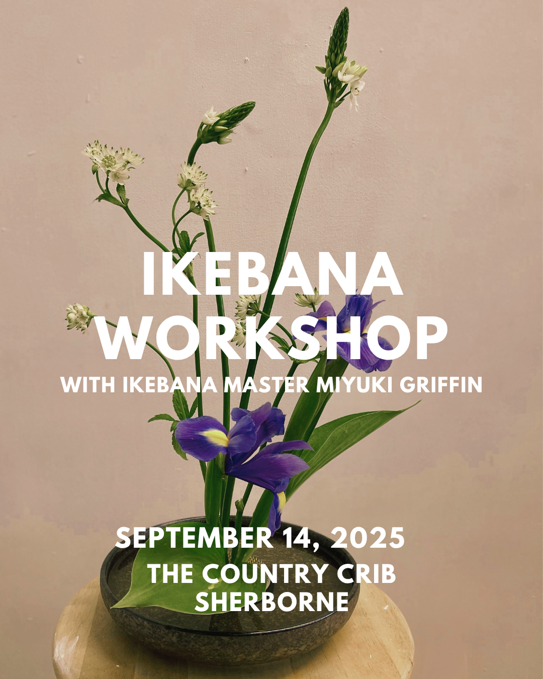 Ohara Ikebana Workshop at The Country Crib, Sherborne