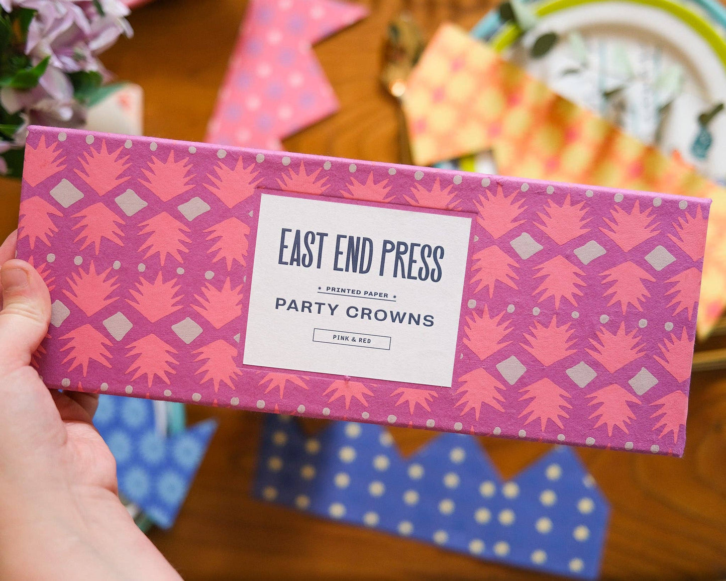 Pink Paper Crowns