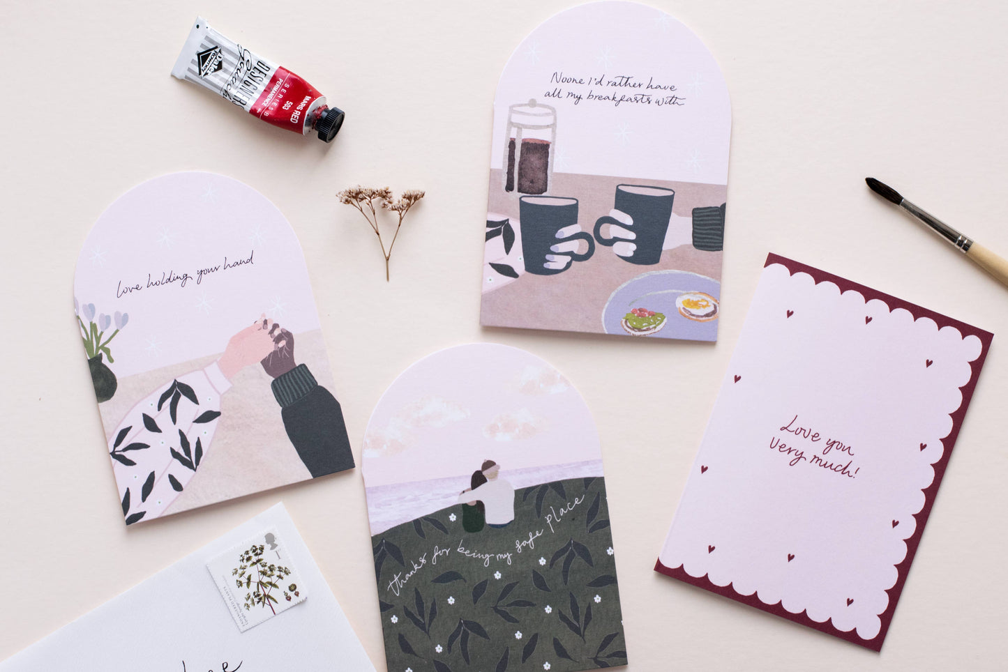 'Love You Very Much' Traditional Valentines Card