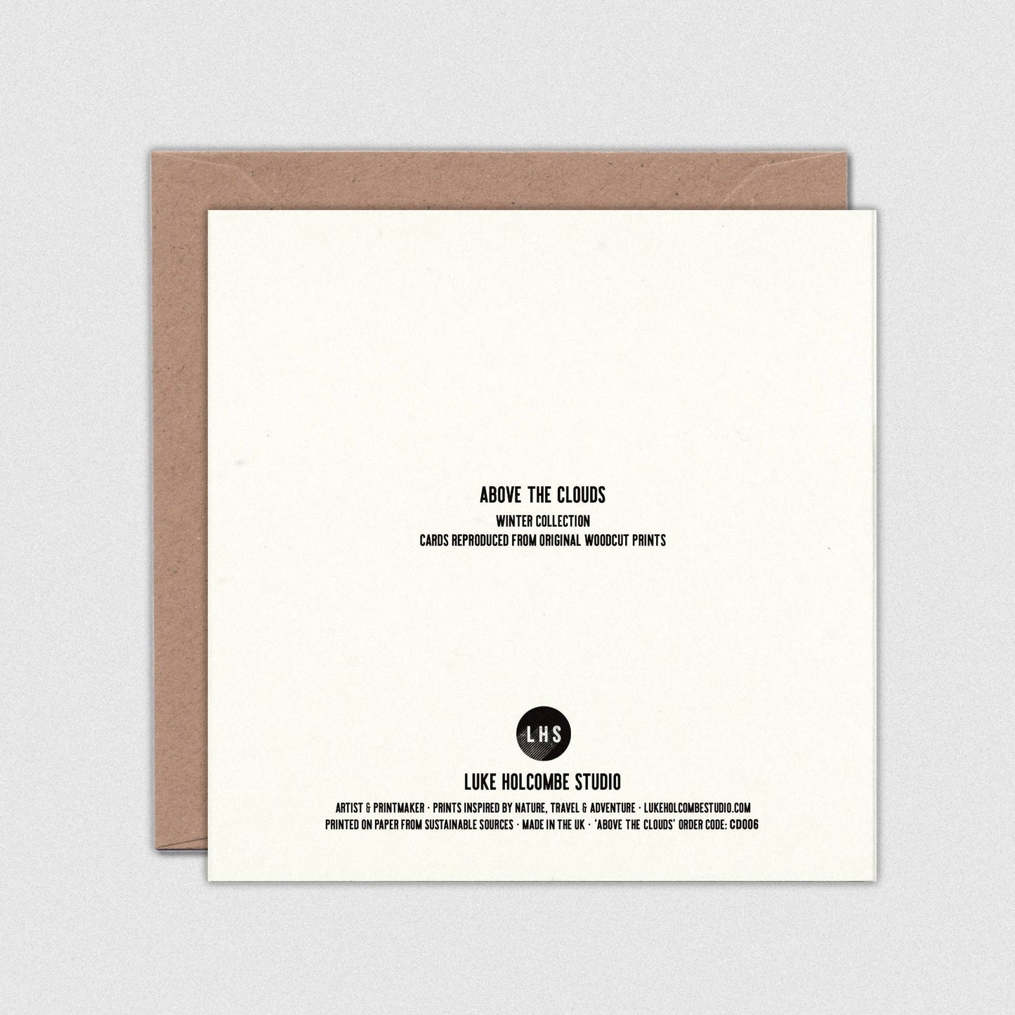 Above the Clouds Individual Card by Luke Holcombe