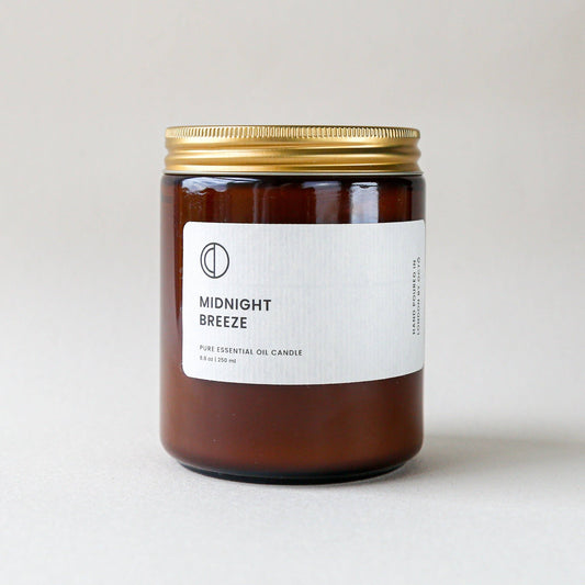 OCTŌ Midnight Breeze candle (Rose Geranium + Vetiver + Patchouli)