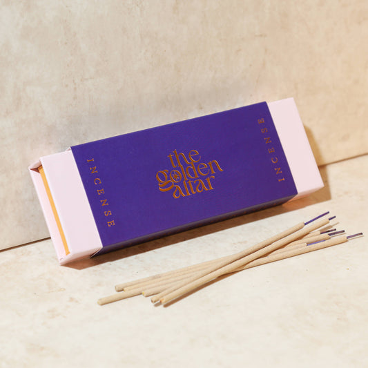 The Golden Altar Natural Incense - Patchouli & Geranium
