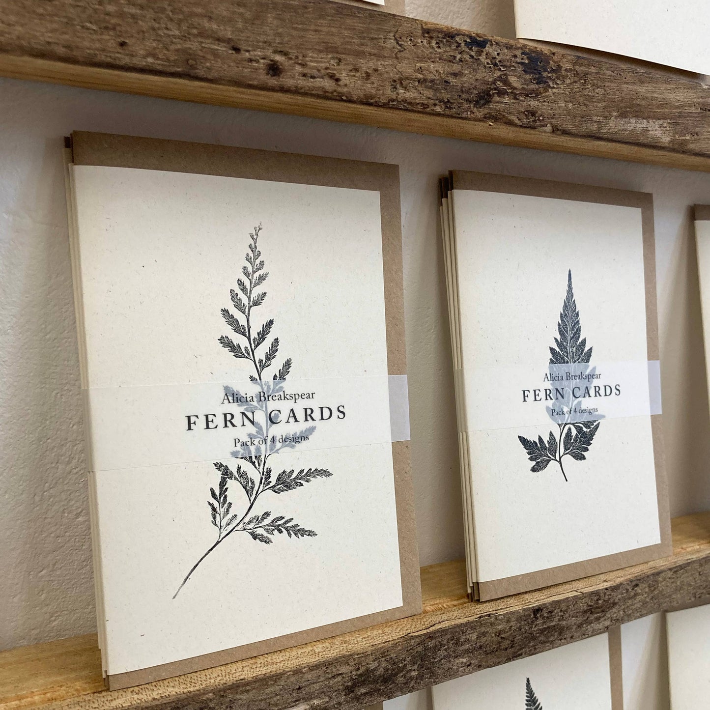 Fern Greeting Cards Pack of 4 Designs 