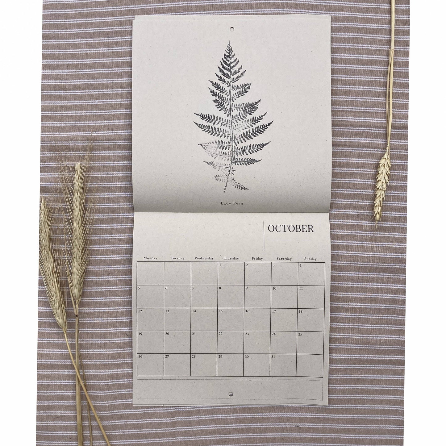 2026 Botanical Art Wall Calendar 