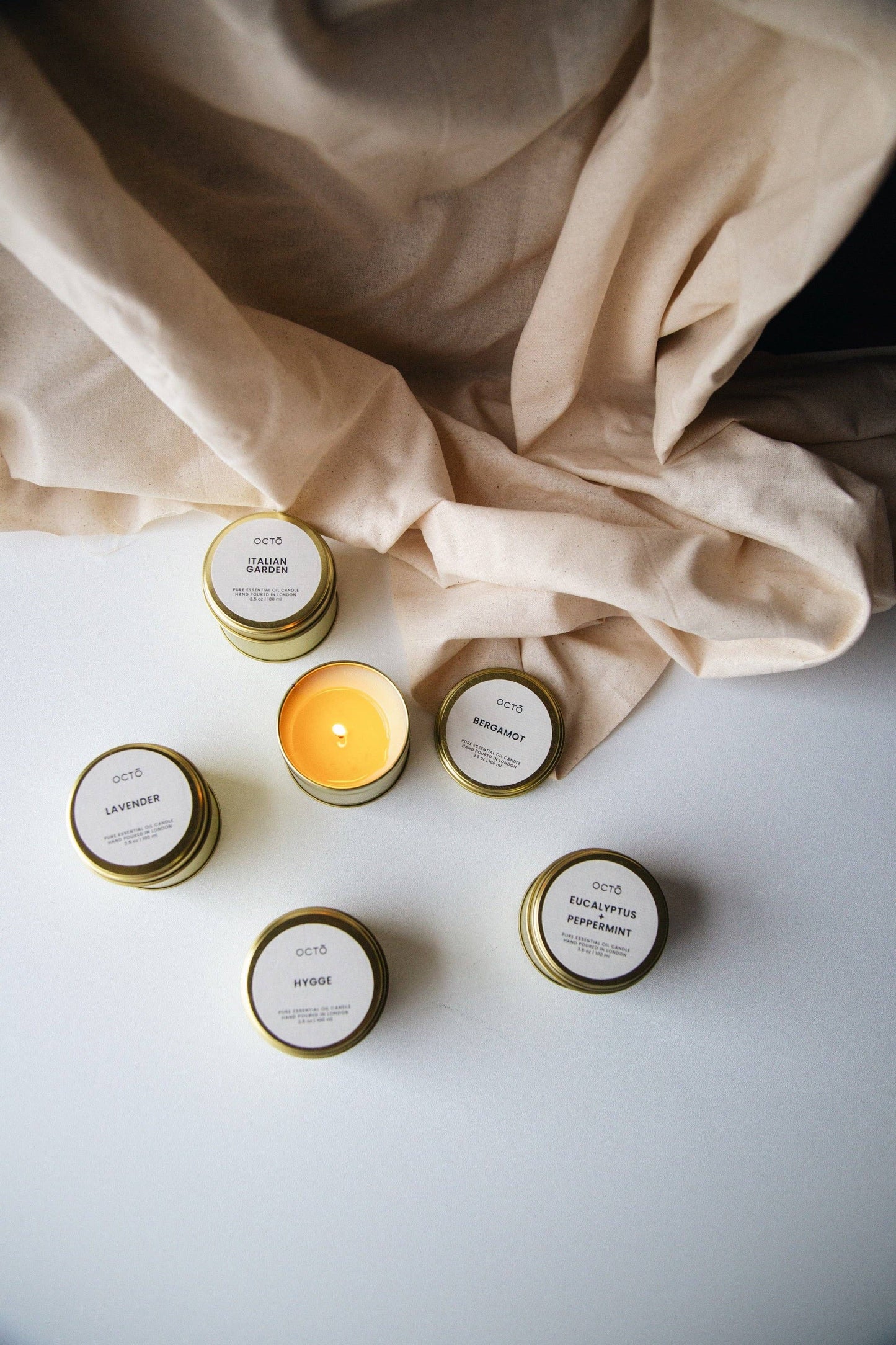 OCTŌ Travel tin candle 100ml 