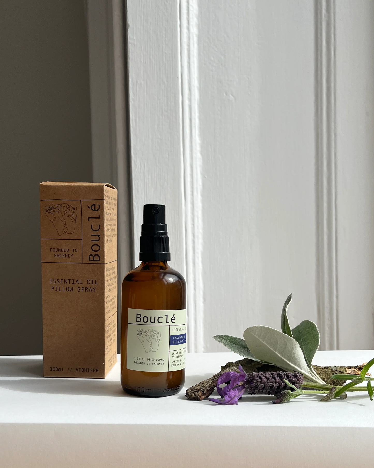 Bouclé Lavender, Vetiver & Clary Sage Essential Oil Pillow Spray