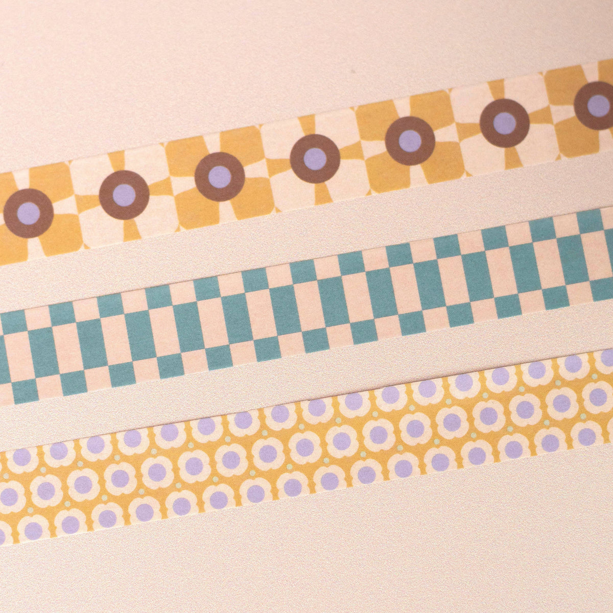 Retro Florals Washi Tape Set | Pack of 3