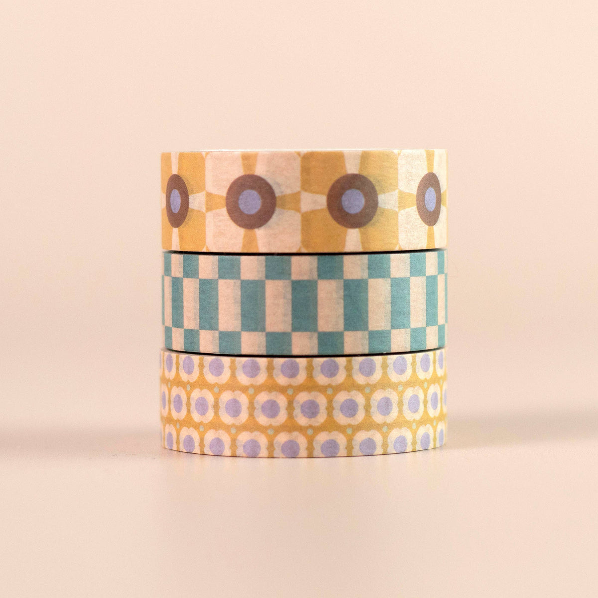 Retro Florals Washi Tape Set | Pack of 3