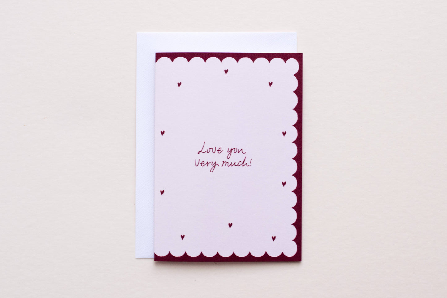 'Love You Very Much' Traditional Valentines Card
